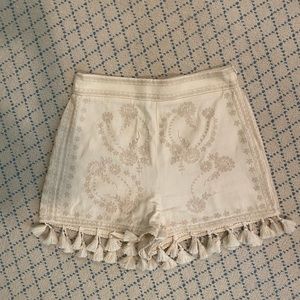 Zara Tassle Shorts